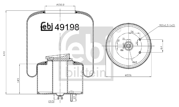 Bellow, air suspension